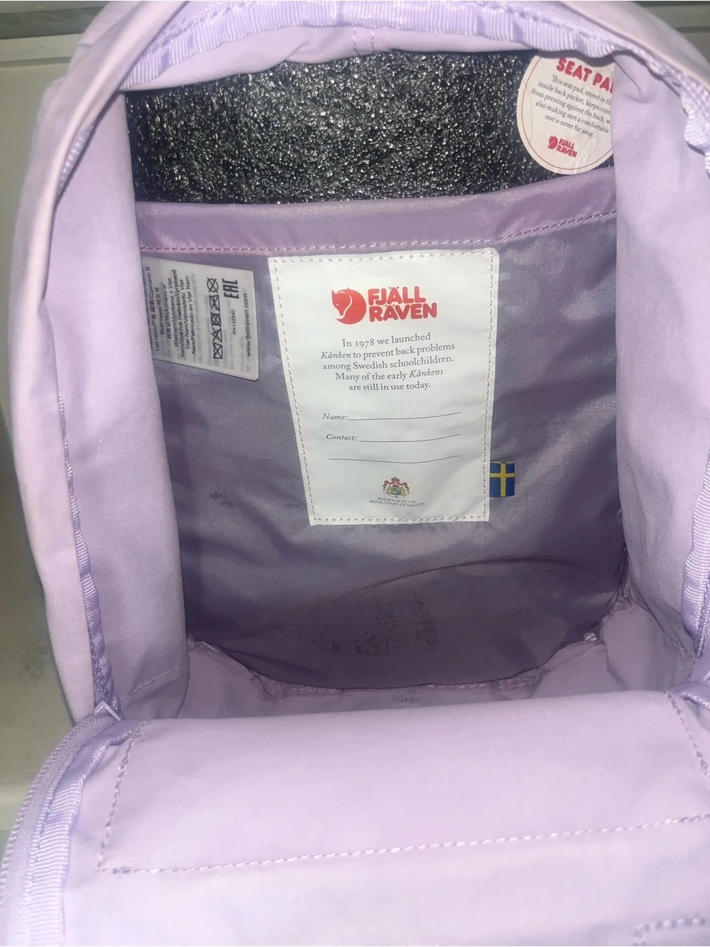 Fjallraven Kanken Lavender Backpack